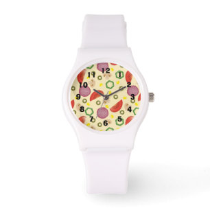 Pizza Pattern 2 Watch