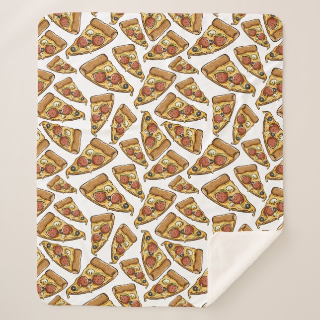 Pizza Pattern blankets (Front)