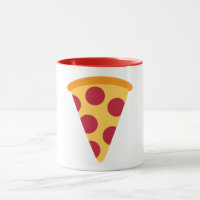 Pizza Pattern Emoji Coffee Mug