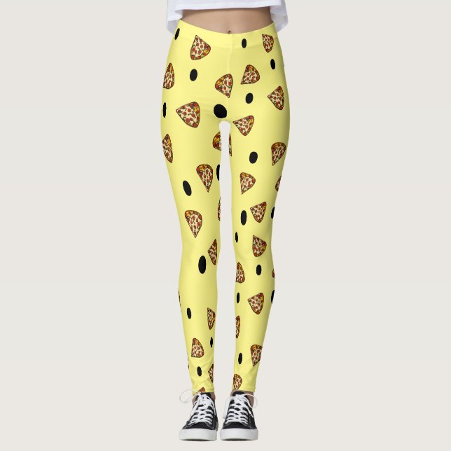 PIZZA PATTERN LEGGINGS (Front)