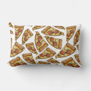 Pizza Pattern throw pillows