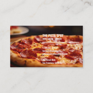 Pizza Pepperoni Business Card