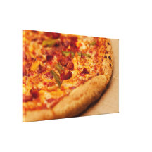 Pizza photo gallery wrap canvas