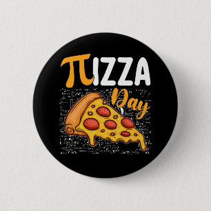Pizza Pi Day Math Mathematics Lovers 2 Inch Round Button
