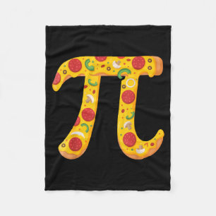 Pizza Pi For Math Lovers And Foodies Funny Party V Fleece Blanket