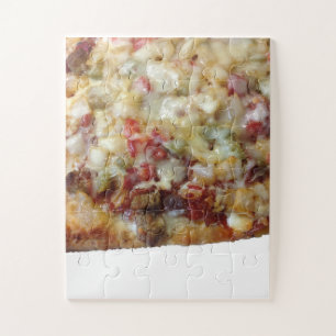 Pizza Picture Jigsaw Puzzle Large Pieces