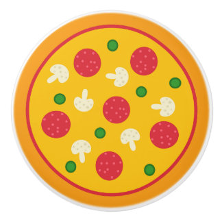 Pizza Pie Ceramic Knob