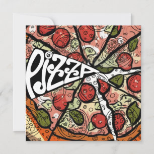 Pizza Pie Holiday Card