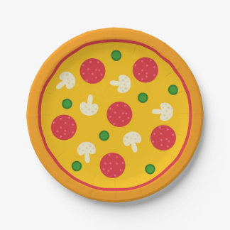 Pizza Pie Paper Plate