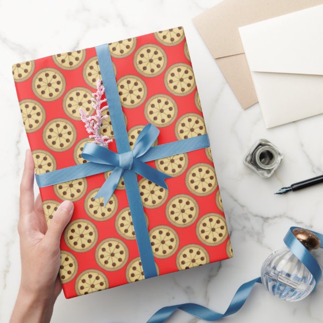Pizza Pie tiled wrapping paper (Gifting)