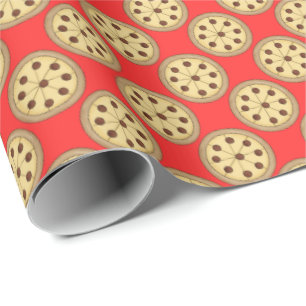 Pizza Pie tiled wrapping paper