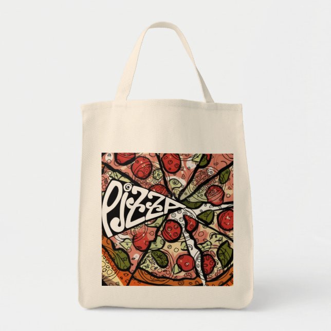 Pizza Pie Tote Bag (Front)