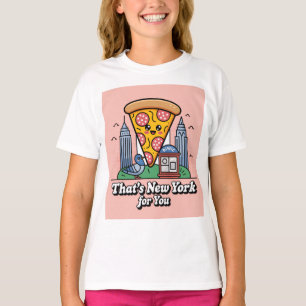 Pizza, Pigeons & People New York T-Shirt