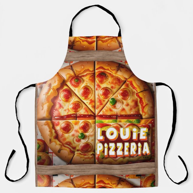 Pizza Pizzeria Design Apron (Front)
