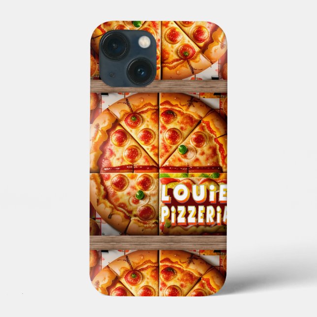 Pizza Pizzeria Design Case-Mate iPhone Case (Back)