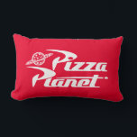 Pizza Planet Logo Lumbar Pillow<br><div class="desc">Check out this classic Pizza Planet logo from Disney/Pixar's Toy Story!</div>