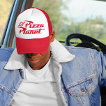 Pizza Planet Logo Trucker Hat<br><div class="desc">Check out this classic Pizza Planet logo from Disney/Pixar's Toy Story!</div>