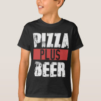 Pizza Plus Beer Fast Food Lover Alcohol Party Deli