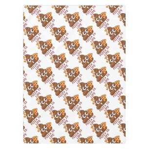 Pizza Poop Emoji Tablecloth
