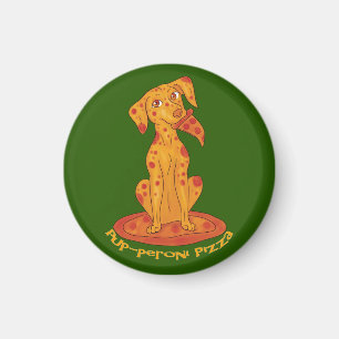 Pizza Puppy Magnet