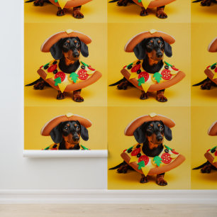 Pizza Puppy Wallpaper