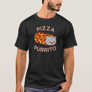 Pizza Purrito Cat T-Shirt