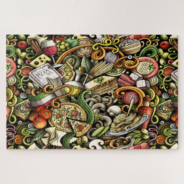 Pizza Puzzle Large (Horizontal)