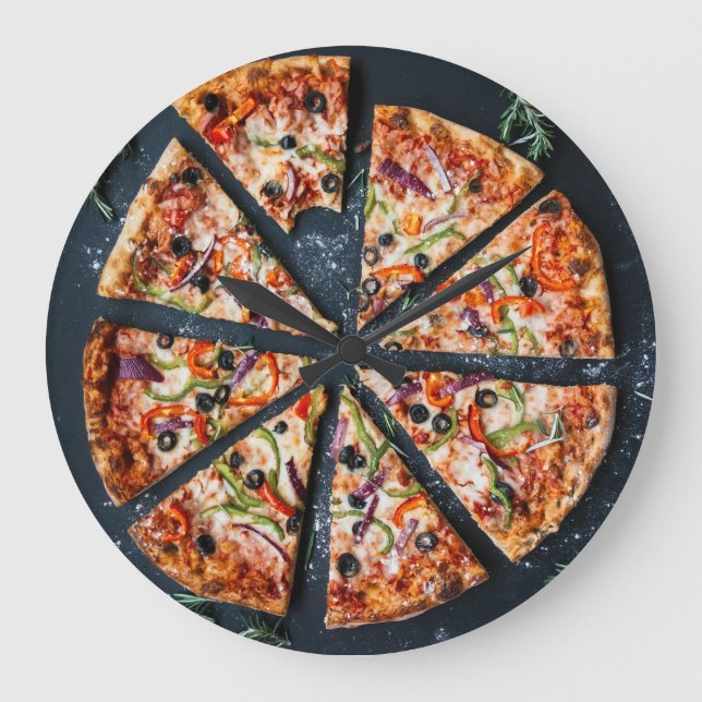 Pizza Restaurant Italian Restaurant Art Clock (Front)