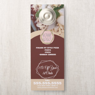 Pizza Restaurant Lunch Specials Business Door Hanger