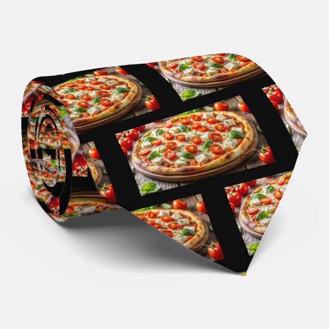 Pizza Restaurant Waiter Neck Tie (Rolled)