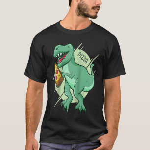 Pizza  rex  Raglan Baseball T-Shirt