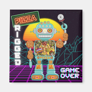 Pizza Rigged - Game Over Magnet