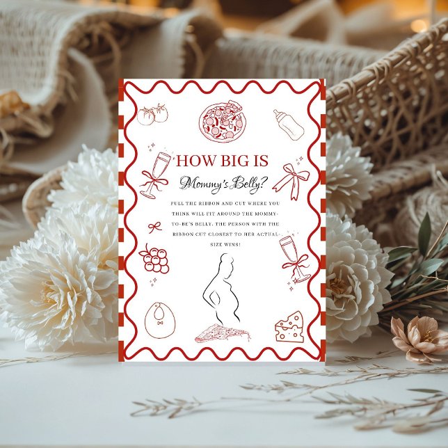 Pizza rouge bébé Quelle grosse maman signe de baby (Créateur téléchargé)