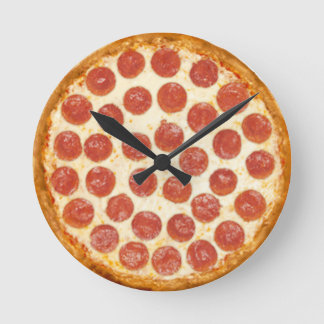 Pizza Round Clock