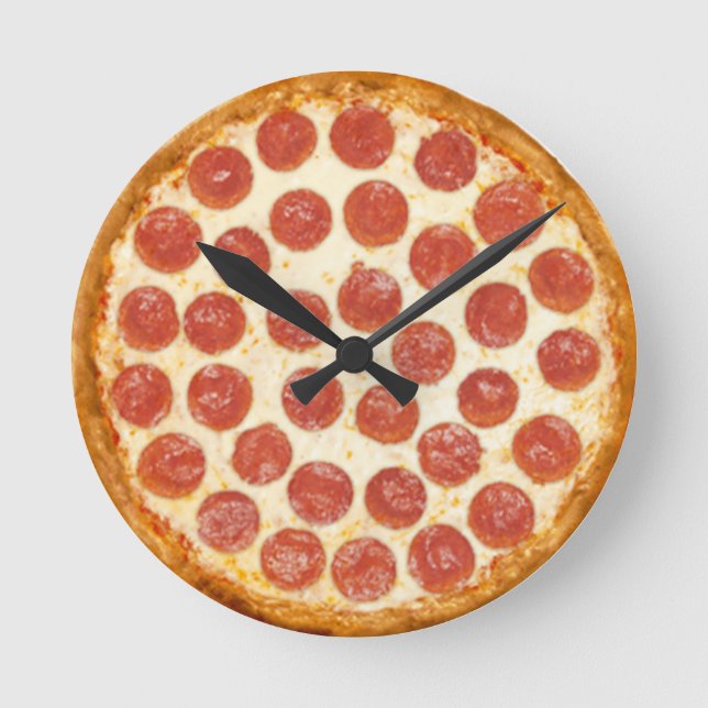 Pizza Round Clock (Front)