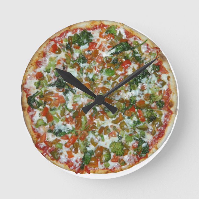 pizza round clock (Front)