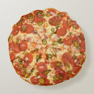 Pizza Round Pillow