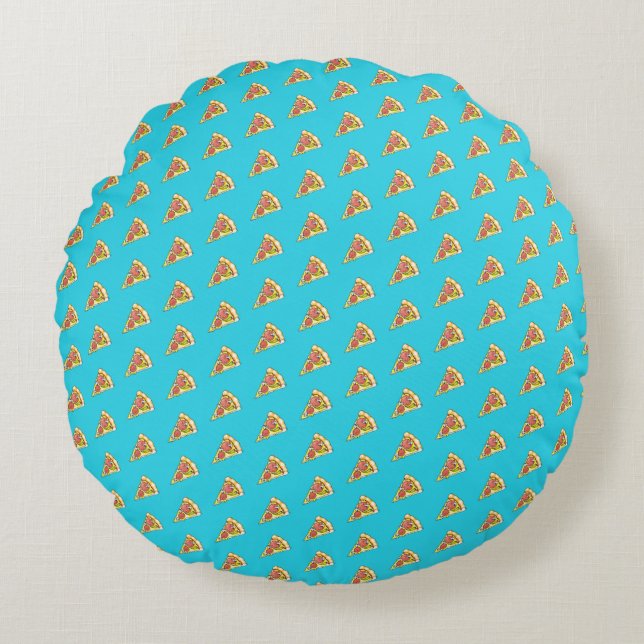 Pizza Round Pillow (Front)