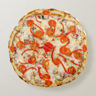 Pizza Round Pillow