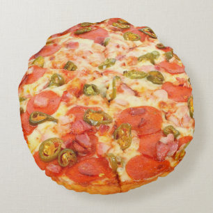 Pizza Round Pillow