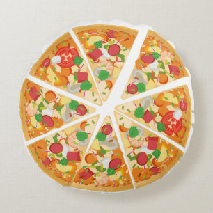 pizza round pillow