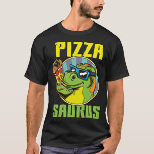 Pizza Saurus T-Rex Dinosaur Eating Pizza Pizzasaur T-Shirt