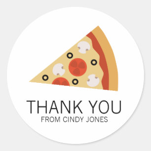 Pizza Slice Classic Round Sticker