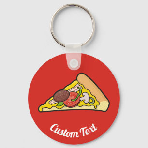 Pizza Slice Keychain