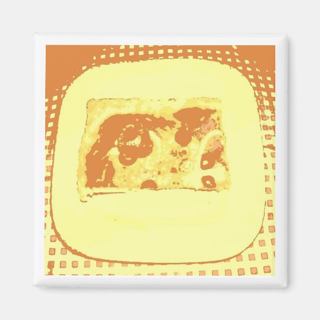 Pizza Slice Magnet (Front)