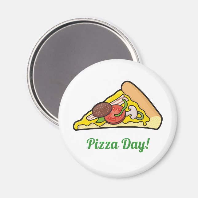 Pizza slice magnet (Front/Back)