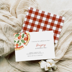 Pizza Slice of Fun Birthday Invitation