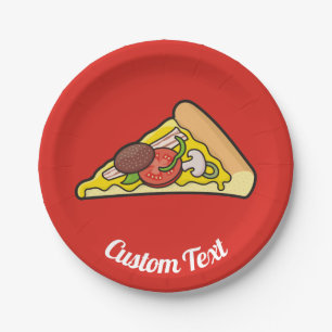 Pizza Slice Paper Plate