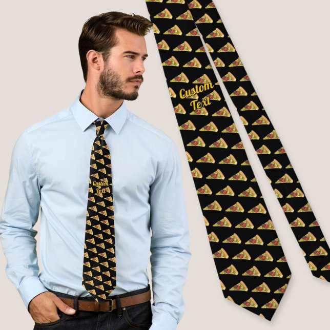 Pizza Slice Pattern Neck Tie (Creator Uploaded)