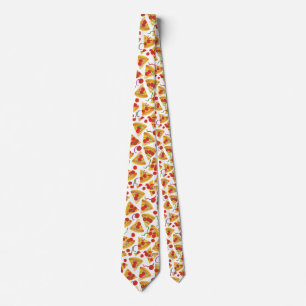 Pizza Slice Pattern Tie
